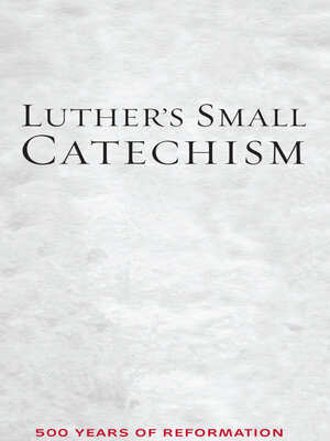cover image of Luther's Small Catechism, Study Edition